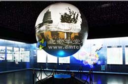 现代主题互动博物馆--球形投影