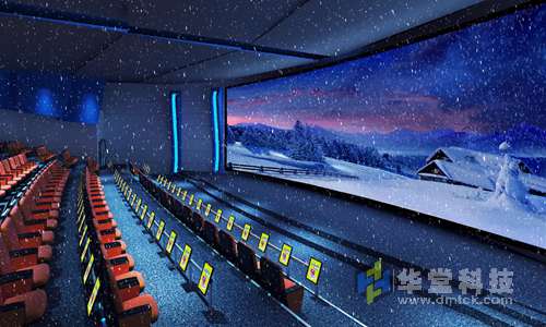 华堂科技4D、5D动感影院场景效果演示介绍-下雪模拟